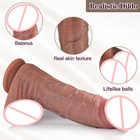 1,51 lb Kabelloser Ferngesteuerter Stoß-Dildo Vibrator 9,06 Zoll 10 Vibrationen 7 Stoßmodi 42°C Heizung G-Punkt Sexspielzeug für Frauen Consolador