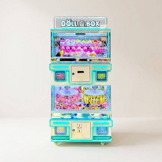 4-Player Claw Crane Arcade Machine Two Ways to Play Coin-Operated Amusement Game Board for Game Centers