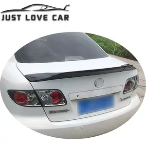 R STYLE SPOILER FOR 2001 2003 2006 MAZDA 6 M6 ABS CAR REAR TRUNK SPOILER WING LIP 2008 2009 2010 2012 2013