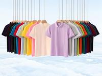 T-shirt unisexe à séchage rapide 10A, couleur unie imprimée, 31% coton 69% polyester, 190 grammes, manches courtes, taille Euro-Asie, pour le golf et le travail