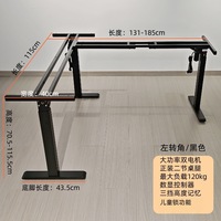 Bureau assis-debout ergonomique robuste avec mécanisme de levage fluide, bureau réglable en hauteur pour mobilier de bureau