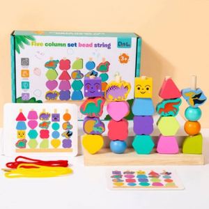 Juego de Bloques de Madera para Apilar y Contar Números para Niños Mayores de 3 Años, Venta al Por Mayor - Product Image 1
