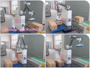 YB-MD16 lengan Robot tas kotak Palletizer Stack mesin Palletizer Robot untuk Bagging lini produksi