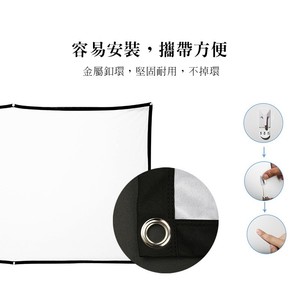 16:9 Simple Folding Thin Polyester 100 Inch <strong>Projection</strong> <strong>Screen</strong> <strong>Projection</strong> Curtain For Wholesale - Product Image 3