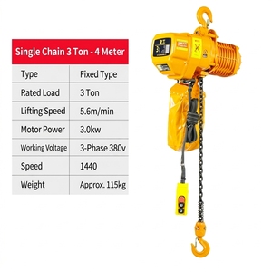 รอกโซ่ไฟฟ้าแบบ <span class=keywords><strong>KITO</strong></span> ขนาด 3 ตัน, จากโรงงานโดยตรงและได้รับการรับรองมาตรฐาน CE, สำหรับงานหนักในโรงงานและท่าเรือ - Product Image 2