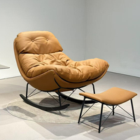 Fauteuil inclinable individuel moderne en métal, vente en gros d'usine, pour la maison, le bureau, le salon, l'appartement, l'hôtel - Hauteur réglable