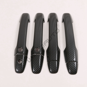 Accesorios para Auto WZXD, Cubierta de Manija de Puerta de Fibra de Carbono ABS, Adhesivo Decorativo para 2015 2018 2022 - Product Image 3