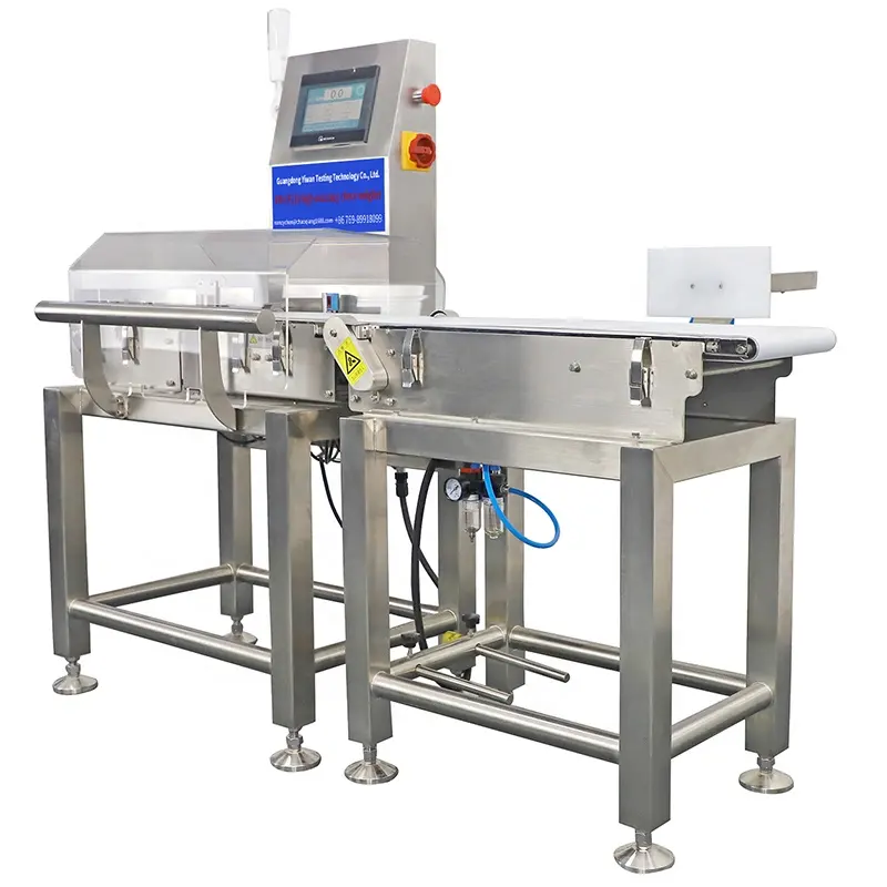 Hoge Nauwkeurigheid Automatische Gewicht Checker Transportband Dynamische Check Weger Voedsel Checkweigher Machine Met Rejector