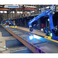 Brazo de robot de soldadura de viga resistente con estructura de acero naval China