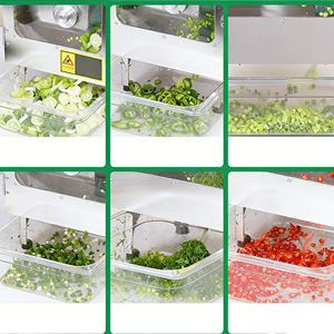 Automatic Small Electric <b>Vegetable</b> <b>Cutter</b> Fruit and <b>Vegetable</b> Cutting Machine With Motor for Home Kitchen Use - Product Image 3