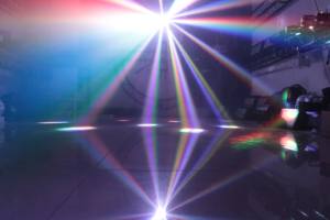 Dynamic LED Laser Light with Butterfly Lamp Patterns DMX512 <b>Remote</b> <b>Control</b> for Party and Stage Lighting - Product Image 5