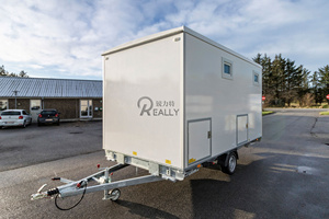 รถพ่วงห้องน้ำพร้อมพอร์ตฝักบัวห้องน้ำกลางแจ้ง4ห้องรถพ่วงห้องน้ำกลางแจ้งขายตรงทันสมัยแบบพกพา - Product Image 5