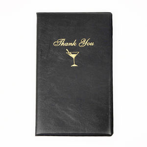 कस्टम होटल मेनू कॉफी रेस्तरां चमड़े के बिल फ़ोल्डर जांच प्रस्तुतकर्ता सस्ते बिल प्रस्तुतकर्ता मेनू कवर रेस्तरां - Product Image 4