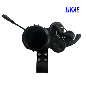 Connecteur étanche 2-en-1 pour trottinette électrique LIVIAE M7 M11, pièce de rechange, avec affichage du compteur de vitesse et accélérateur au pouce, avec clés - Product Image 1