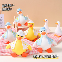 Jouet anti-stress en forme de canard mignon à rebond lent, souple et compressible, jouet créatif de décompression, vente en gros