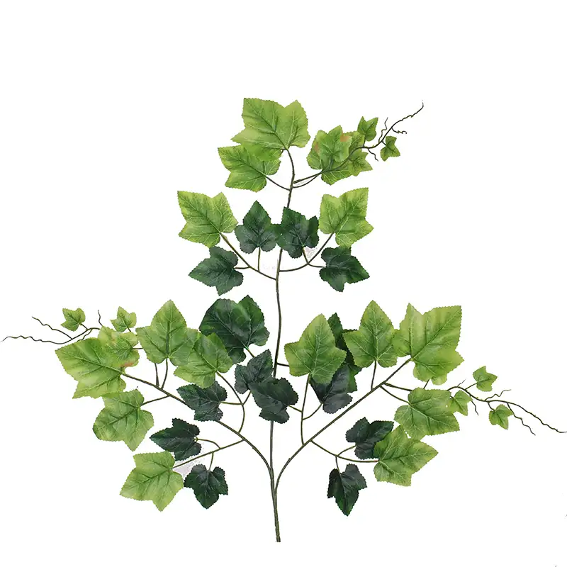 2021 Yiwu high quality wholesale decorative artificial grape branches and leaves