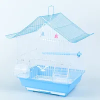 Petite cage à oiseaux en métal pour la reproduction domestique de perruches, agapornis et pinsons