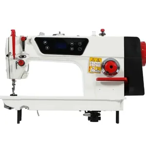 Venta al por mayor logotipo personalizado B1 de alta velocidad de accionamiento directo pespunte máquina de coser de ordenador plana máquina de coser Industrial para ropa