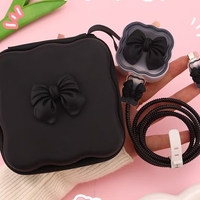 Protección de datos poco profunda y 20W completo Aplicable al cargador Soft Shell Cable DE DATOS Funda protectora Bolsa de almacenamiento