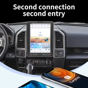 2009-2021 GPS nav entegre makine yeni ve eski Raptor büyük ekran dikey ekran navi Android oto Ford Raptor F150 için