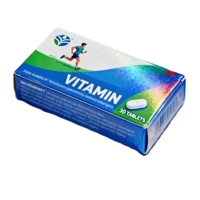 Boîte d'emballage personnalisée en papier pour comprimés, capsules, blisters, pilules, emballage personnalisé, échantillon gratuit