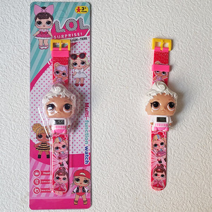 Anime Iron Man Spider Man đồ chơi trẻ em Quà tặng Đồng hồ điện tử dễ thương cho trẻ em phim hoạt hình biến dạng kính thiên văn - Product Image 4