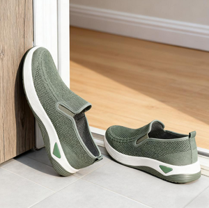 Chaussures de marche légères et confortables pour femmes, printemps et été, tige en maille, semelle en PVC résistante à l'usure, pour les mamans d'âge moyen - Product Image 4