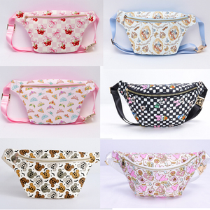 RTS Étanche Nylon Jumbo Imprimé Taille Bum Sac Fanny Pack Sangle Réglable Fermeture Éclair Ceinture Sac Voyage Magique Léopard Fanny Pack - Product Image 5