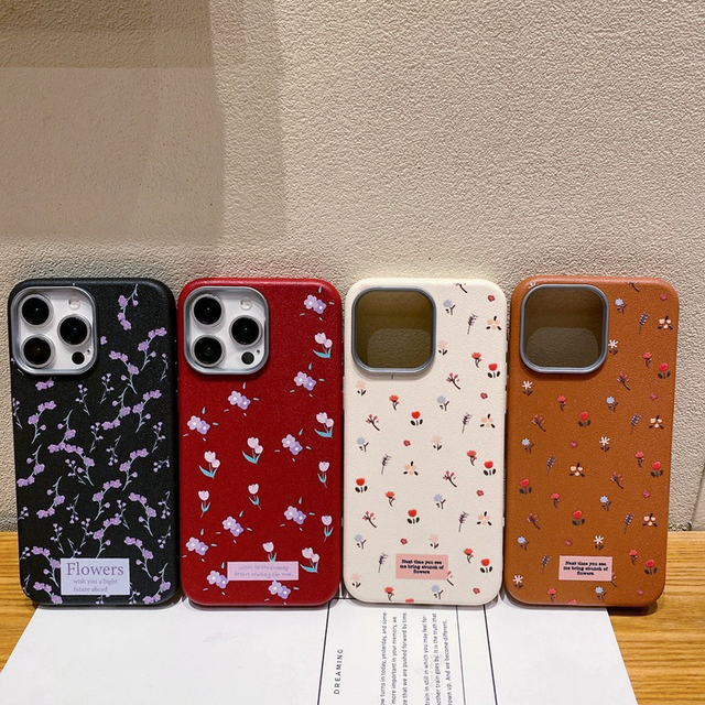 Popular Floral Pattern Phone case for Iphone15 16 Promax with Texture 14 Anti-drop protection Cover