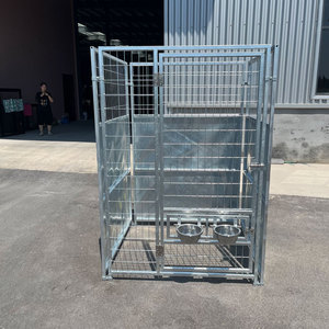 High Quality Outdoor <strong>Dog</strong> <strong>Kennel</strong> Cage 4*8*6ft Steel <strong>Dog</strong> Cage Large <strong>Kennels</strong> for Large <strong>Dog</strong> - Product Image 4
