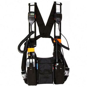 BSCI Factory Dual Portable Radio Chest <b>Harness</b> <b>Man</b> Vest Bag Chaleco Universal Front Pouch Holder Holster - Product Image 1