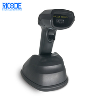 Lecteur de codes-barres portable pour scanner Lecteur de codes QR sans fil 1D pour supermarché Lecteur de codes-barres à faible coût