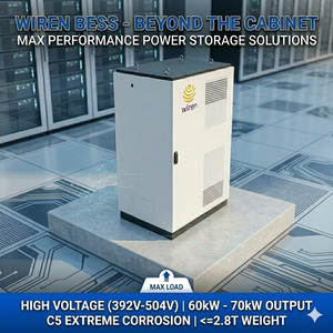 Gabinete BESS de 60kW 70kW 120kWh 140kWh con Interfaz RS485 CAN para Estación de Carga de Vehículos Eléctricos Comerciales e Integración Solar - Product Image 1