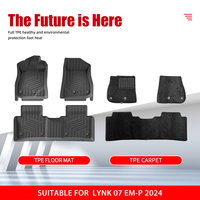 Tapis de sol de voiture en TPE 3D antidérapant, imperméable et facile à nettoyer, vente en gros d'usine, pour Lynk & Co 07 EM-P 2024/07 GT 2026