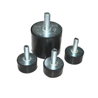 Isolateur de vibrations en caoutchouc personnalisé avec support anti-vibrations à boulons et service de découpe – Amortisseur en caoutchouc durable OEM/ODM