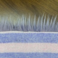 Faux fourrure jacquard tricotée 100 % polyester pour artisanat (vêtements, jouets et sellerie automobile) – Couleurs personnalisables