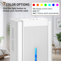 Dehumidifier Elektrik Portabel OEM Pabrik untuk Rumah, Dapur, Kamar Tidur 2L Dual Peltier 85W Kompak dengan Fitur Mati Otomatis