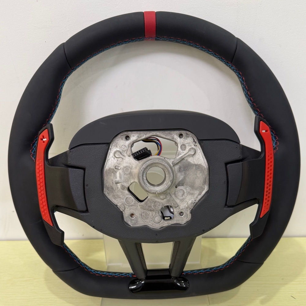 Custom Leather Carbon Fiber Steering Wheel (BMW Fitment), photo 6
