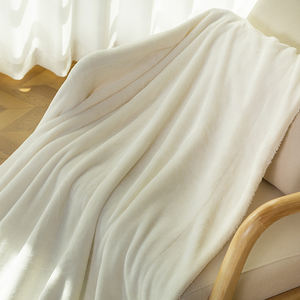 All-Season New 100% Polyester Milk <b>Fleece</b> <b>Blanket</b> Winter Warm Knitted Sofa Nap Cover for Bed Living Room Bedroom Student Nap - Product Image 5