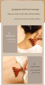 Sisir Meridian Enam Cakar untuk Pijat Tubuh, Terapi Kesehatan, Alat Pemijat, Terapi Gua Sha untuk Membuka Blokasi Limfatik dan Kepala - Product Image 3