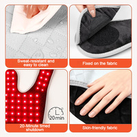 EYCO Nouveau Gilet de Thérapie par Lumière Rouge de Grade Médical Veste Portable pour la Récupération Corporelle Lumière 660nm Ciblant les Douleurs d'Épaule et de Dos