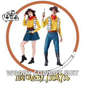 Nuevo Disfraz de Personaje de Dibujos Animados de <span class=keywords><strong>Woody</strong></span> el Vaquero para Niños, Disfraz de Personaje de Anime, Traje de Vaquero del Oeste para Adultos - Product Image 2