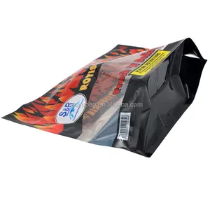 Custom Printed Plastic Laminated Stand Up Pouch Rotisserie Roast Packaging Food Roasted Microwave Hot Anti fog Chicken Bags