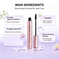 Mascara Volumisant et Courbant Personnalisé avec Logo, Sans Grumeaux, pour Cils Volumineux et Époustouflants – Cosmétiques de Beauté pour les Yeux – Vente Chaude en Gros