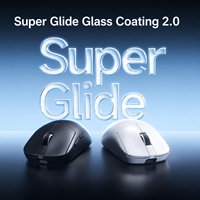 Mchose A7 V3 PRO/Ultra Tri Mode Wireless Gaming Mouse 54g Cangkang Paduan Magnesium Ringan PAW3950Ti 42000DPI 8K Polling Rate