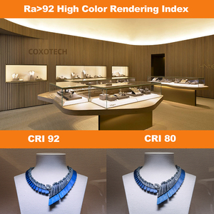 COXOSTAR <span class=keywords><strong>SDCM</strong></span> 1 Étape Professionnel Haute CRI Ra97 LED Lumière Linéaire Couleur Cohérence pour Studio Musée Éclairage Au Détail - Product Image 6