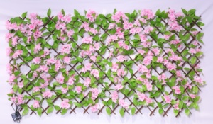 Expandable <strong>Willow</strong> Plastic Artificial Hedge Trellis Green Leaves UV Protection Waterproof Welded Weave Panel Shape <strong>Gate</strong> - Product Image 4