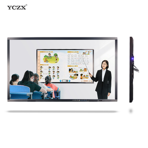 Smartboard Bảng Tương Tác Đứng Trên Sàn Màn Hình Cảm Ứng LED LCD 65 75 86 98 Inch Bảng Trắng Kỹ Thuật Số Cho Cuộc Họp - Product Image 3