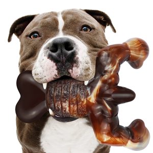 Moxikia Stoere Hond Garnalen Kauwen Speelgoed Agressieve Kauwers Onverwoestbare Hond Nylon Kreeft Speelgoed Echt Bacon Gearomatiseerd Duurzaam Hondenspeelgoed