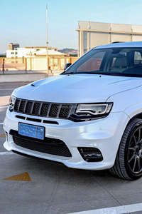 Kit de Carrocería de Gran Venta para Jeep <span class=keywords><strong>Grand</strong></span> <span class=keywords><strong>Cherokee</strong></span> <span class=keywords><strong>2014</strong></span>-2021, Actualización Estilo <span class=keywords><strong>SRT</strong></span>-8 2022 con Parachoques Delantero, Parrilla y DRL, Accesorios para Auto - Product Image 3